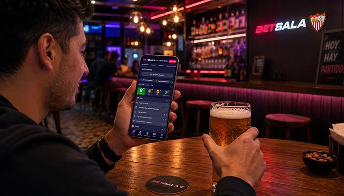 Uso de Betsala en teléfonos inteligentes