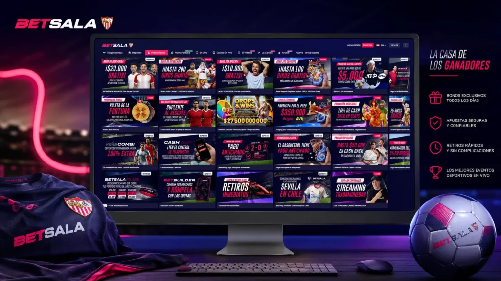 Catálogo de juegos disponible en Betsala 11 Chile
